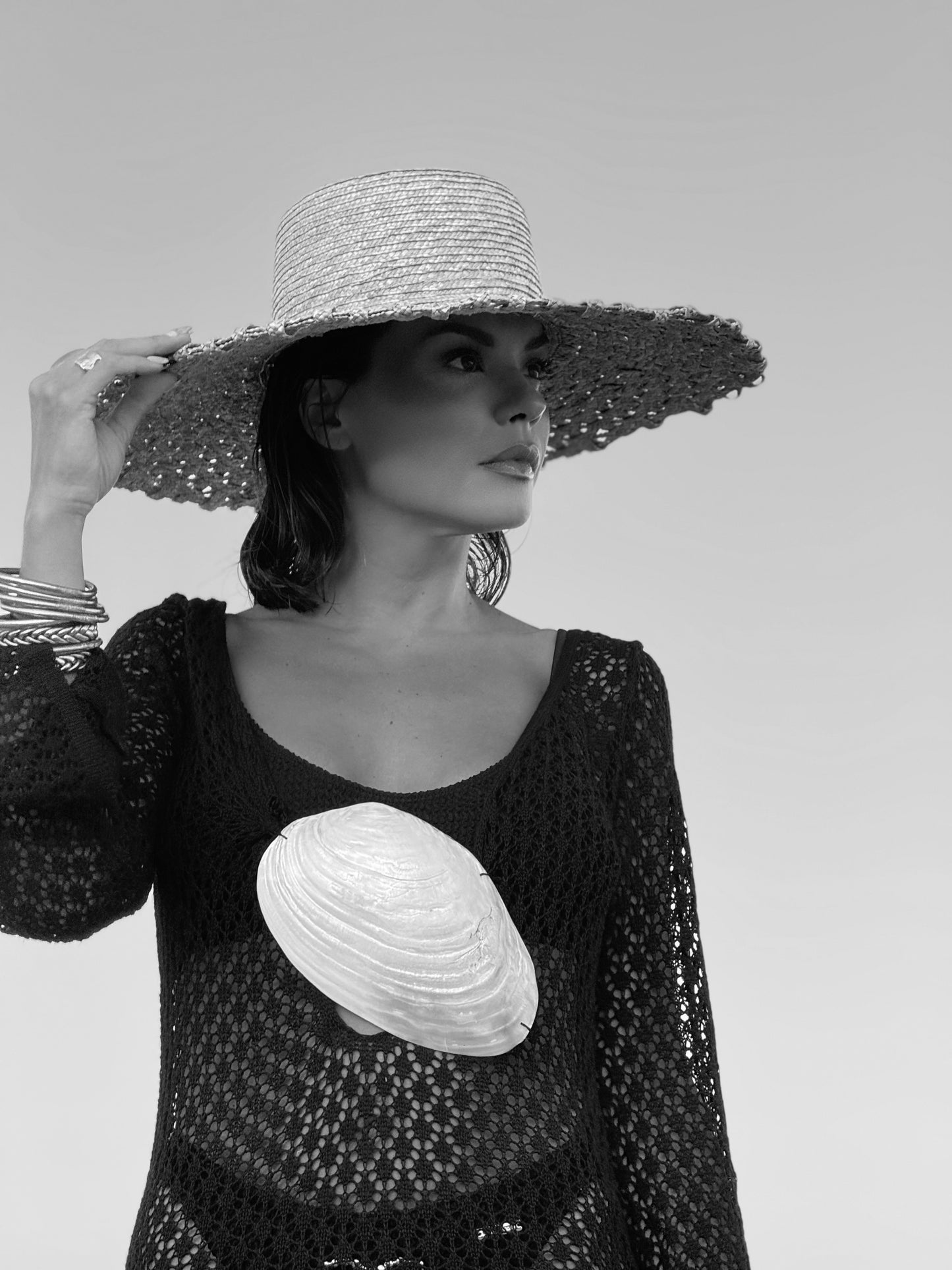 KIMONO PRETO CONCHA