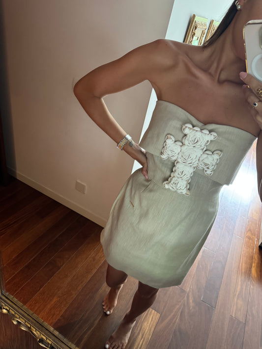 VESTIDO LINHO CONCHA