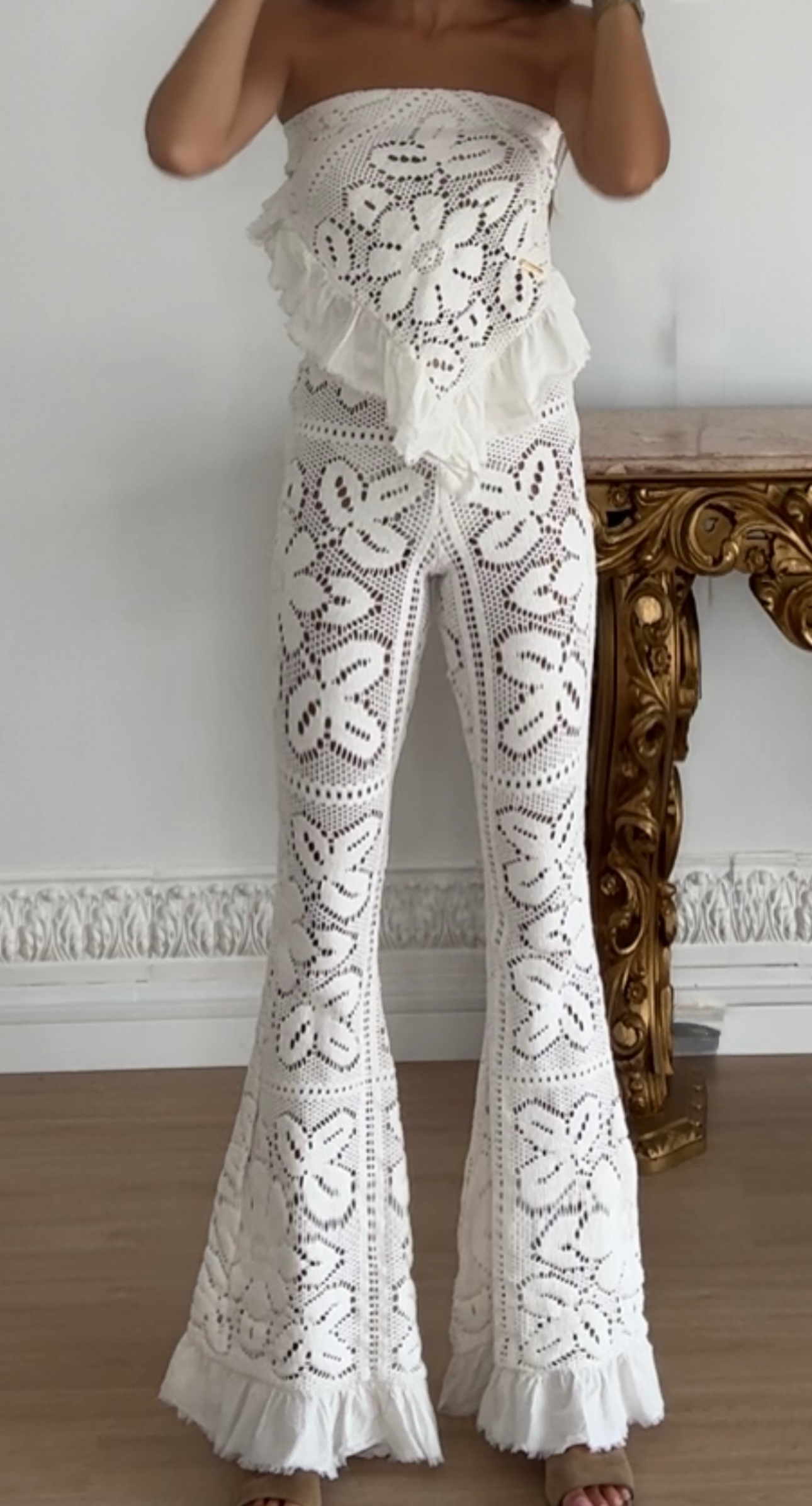 CALÇA CROCHÉ TAYLOR MADE