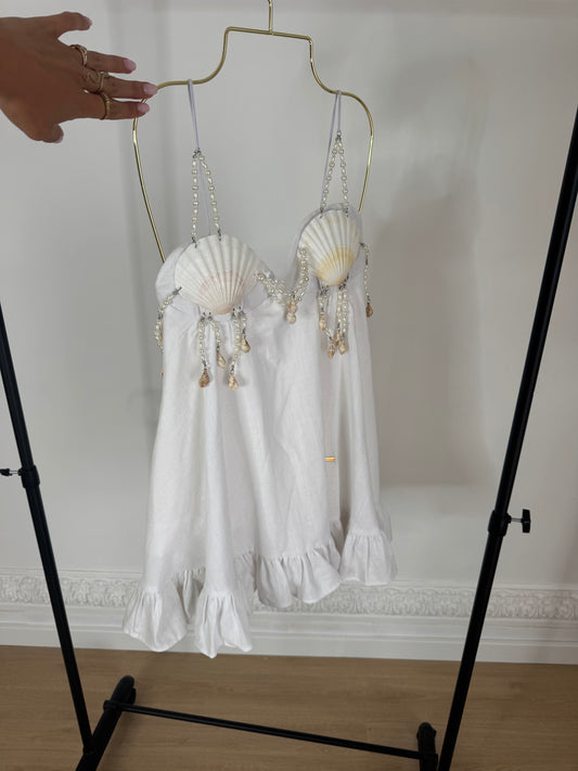 VESTIDO BRANCO SEASHELL STUDIO