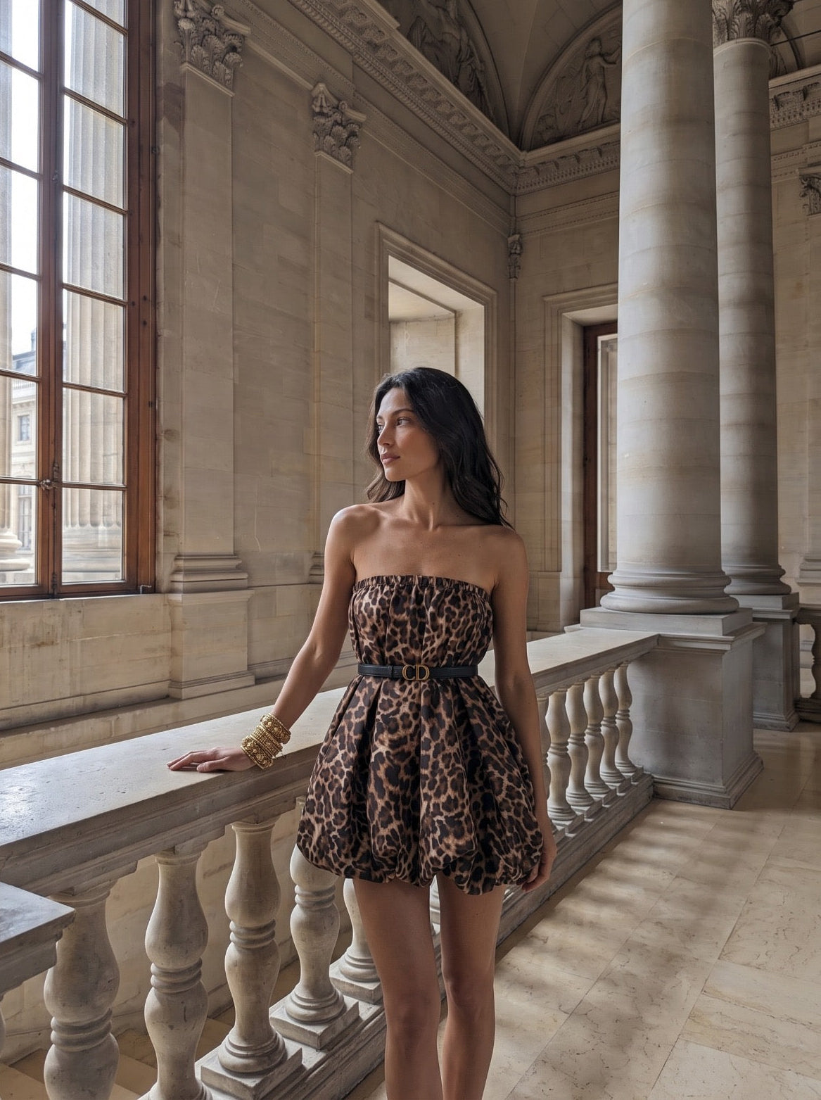 VESTIDO LEOPARD