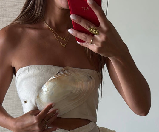 TOP CAI CAI CONCHA MADREPÉROLA